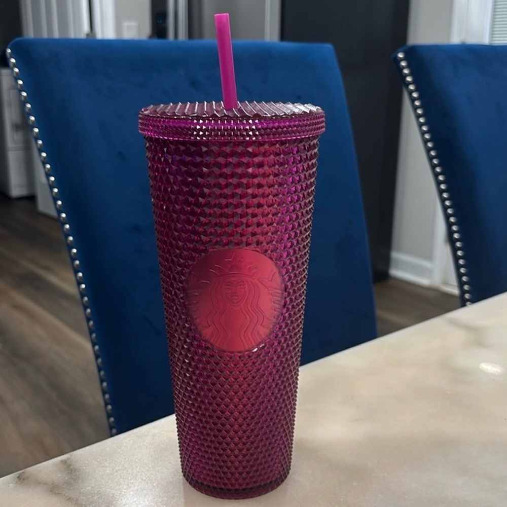 Starbucks Fuchsia Studded Tumbler